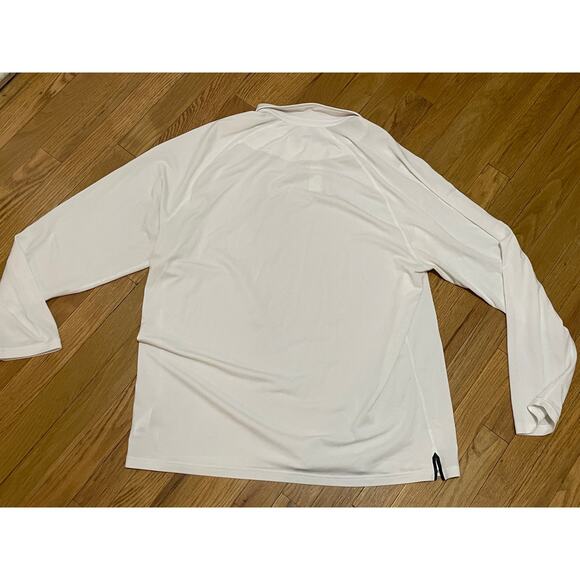RHONE White Commuter Long Sleeve Polo Shirt XXL - Picture 7 of 9